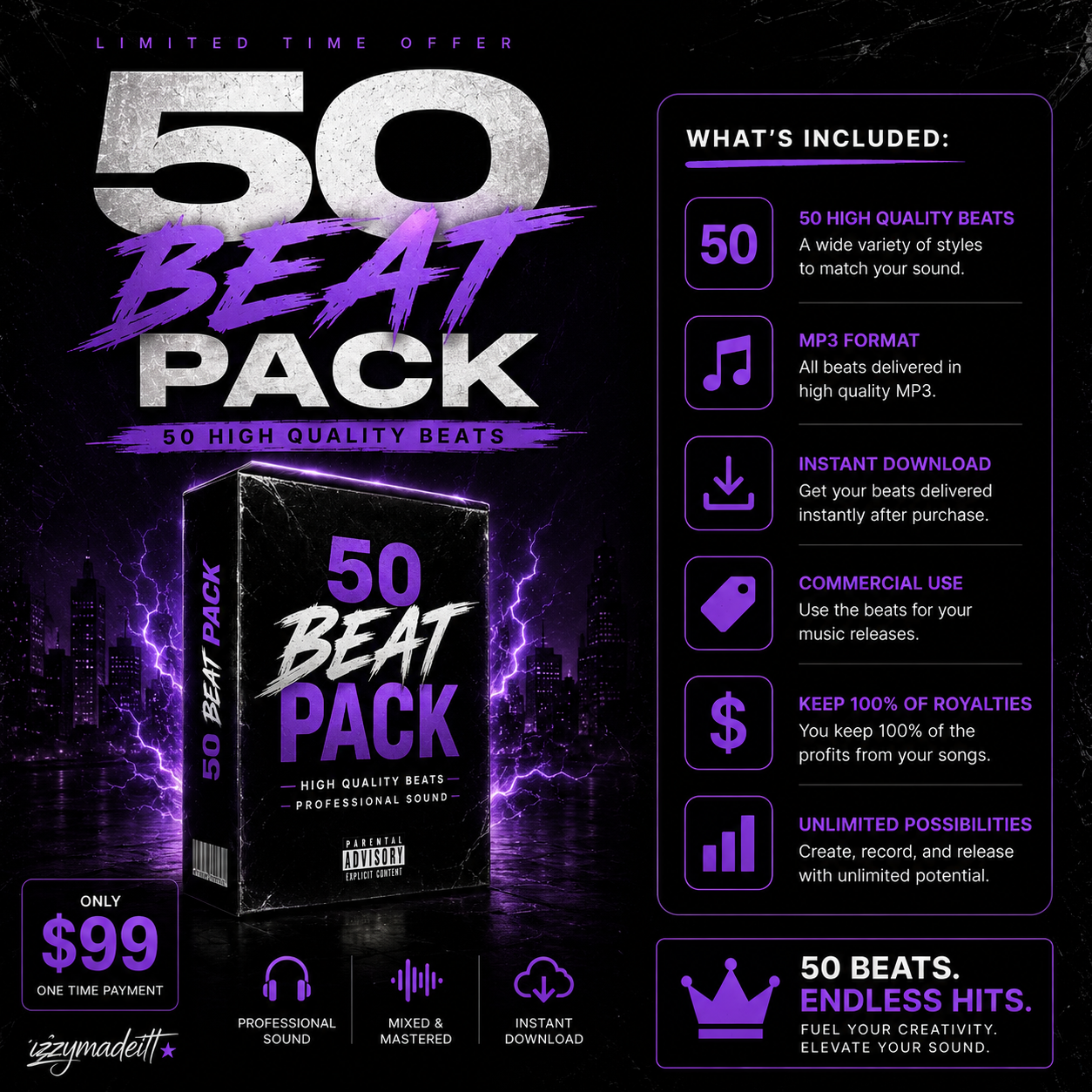50 beat pack